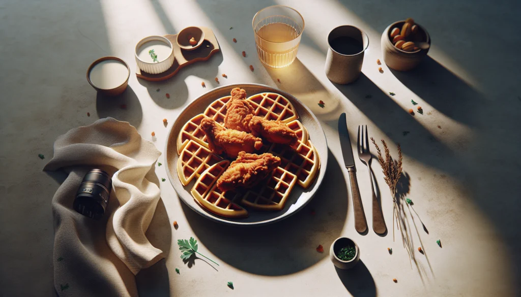 Easy Kosher Chicken and Waffles Recipe for Shabbat Brunch - American recipe