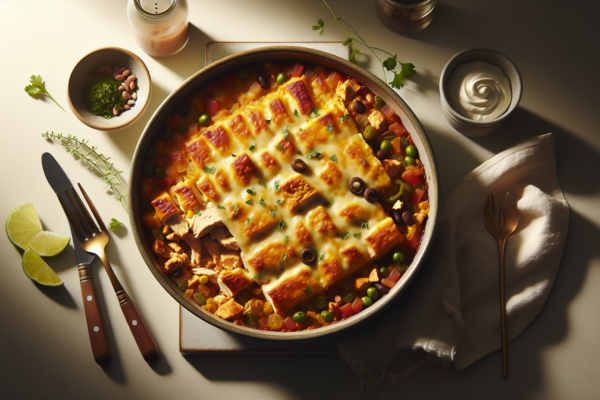 Easy Kosher Chicken Enchilada Casserole Recipe