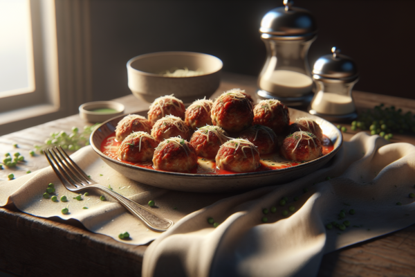 Easy Kosher Chicken Parmesan Meatballs