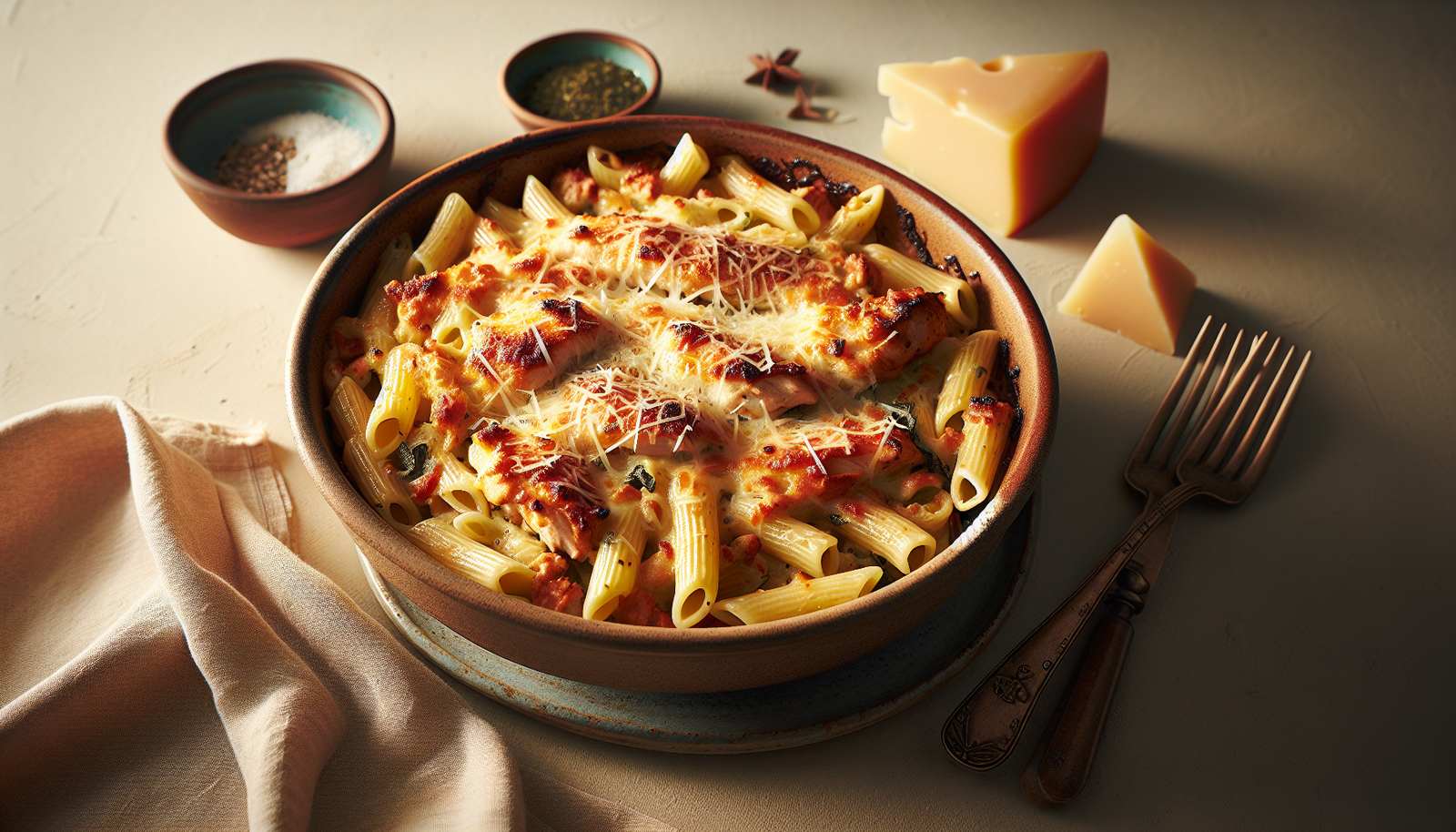 Easy Kosher Chicken Parmesan Pasta Bake (Dairy-Free) - Italian-American recipe