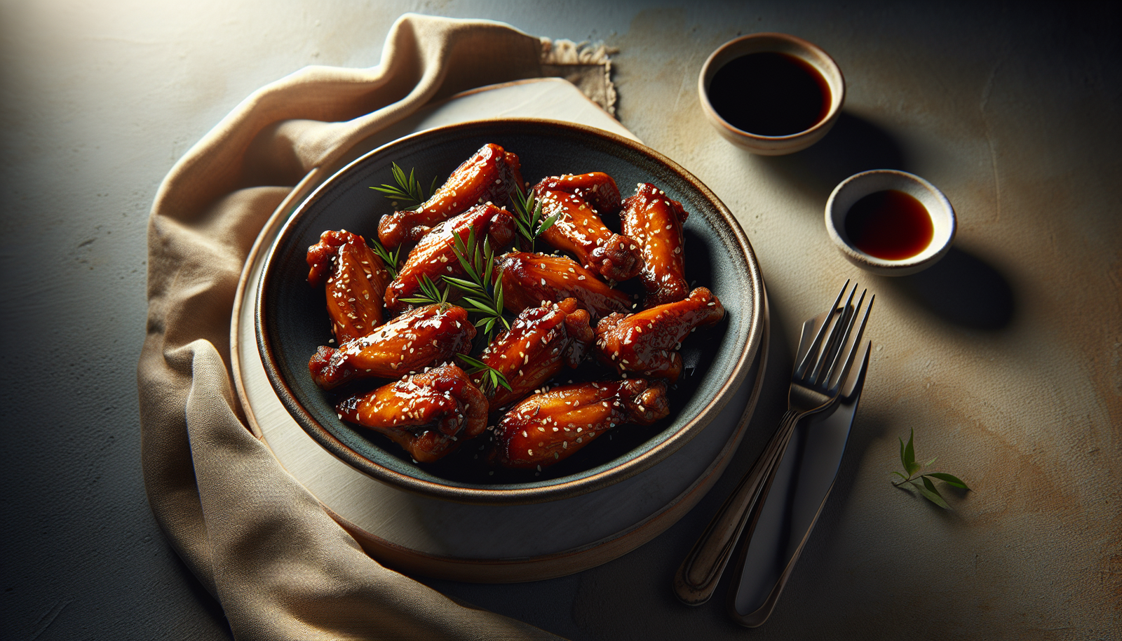 Easy Kosher Chicken Wings Teriyaki Style - Asian-Jewish Fusion recipe