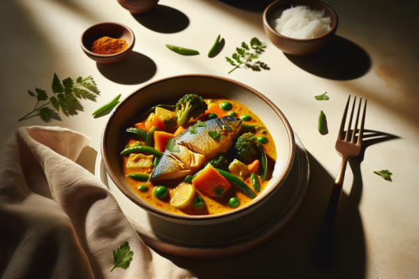 Easy Kosher Fish And Vegetable Curry With Coconut Milk