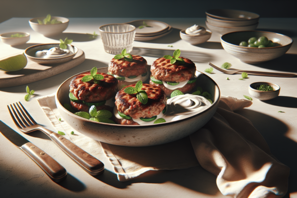 Easy Kosher Lamb Burgers With Fresh Mint (No Yogurt)