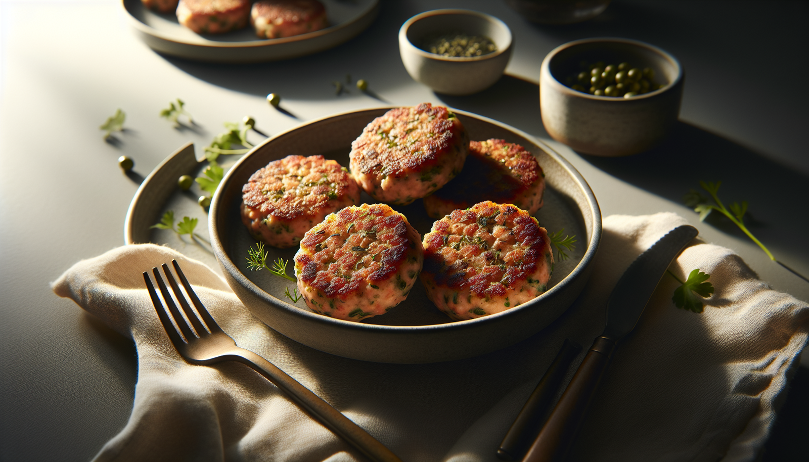Easy Kosher Salmon Patties With Fresh Herbs - Jewish recipe