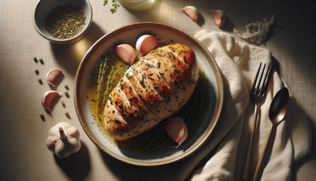 Easy Kosher Stuffed Chicken Breast With Herbs And Garlic - Jewish recipe