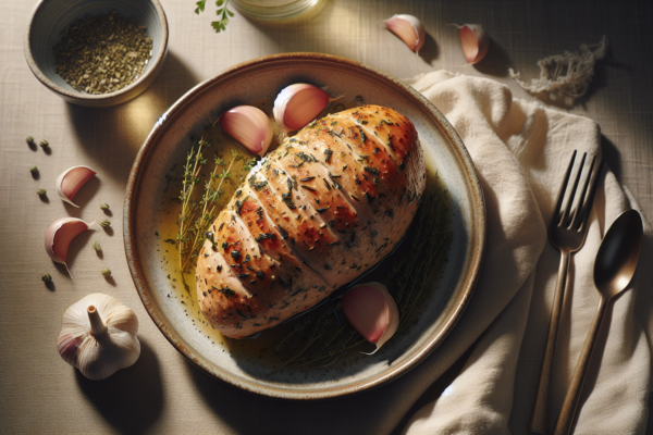 Easy Kosher Stuffed Chicken Breast With Herbs And Garlic