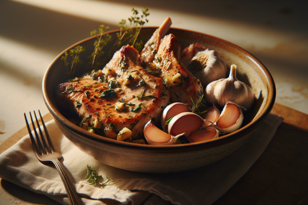 Easy Kosher Turkey Chops With Herbs And Garlic