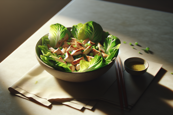 Easy Kosher Turkey Lettuce Wraps Asian Style