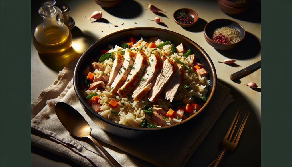 Easy Turkey And Rice Skillet Recipe - One-Pan Kosher Dinner - American recipe