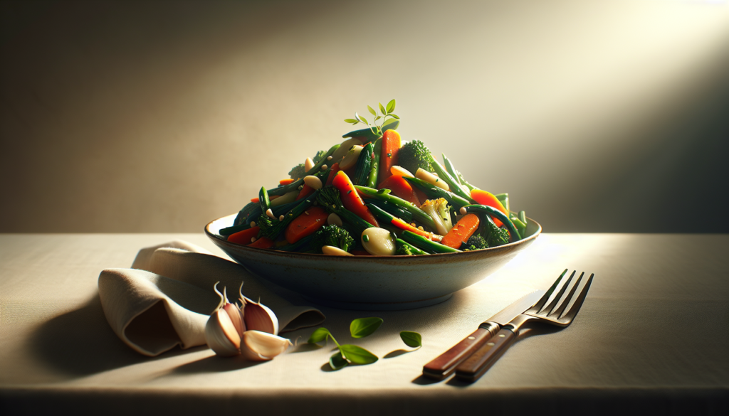 Easy Vegetable Stir Fry With Garlic Sauce - Quick Kosher - Asian-inspired recipe