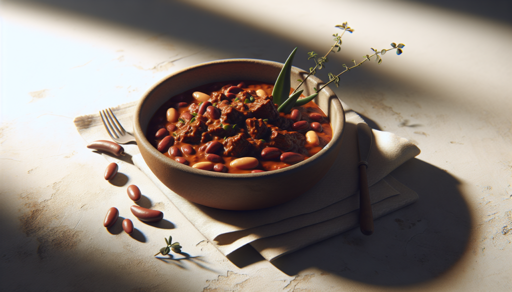 Hearty Kosher Beef and Bean Chili (Wild Boar Style) - American recipe