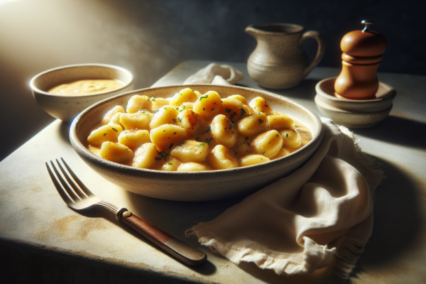 Homemade Kosher Potato Gnocchi With Rich Butter Sauce