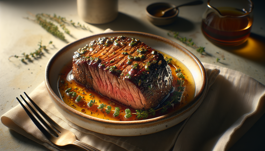Honey Glazed Beef Tenderloin with Herbs (Kosher Recipe) - American recipe