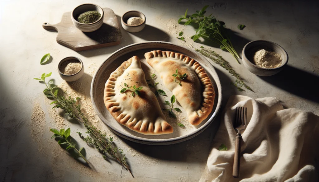 Kosher Beef Calzones with Homemade Dough (No Cheese) - Italian-American recipe