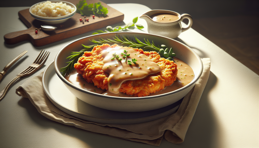 Kosher Chicken Fried Steak With Country Gravy - Southern recipe
