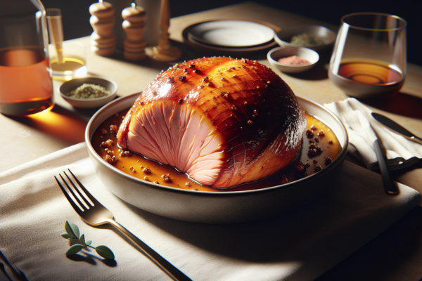 Kosher Honey Mustard Glazed Turkey Roast