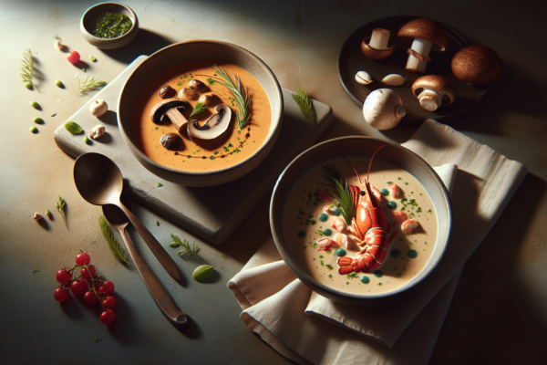 Kosher Mushroom Bisque With Coconut Cream