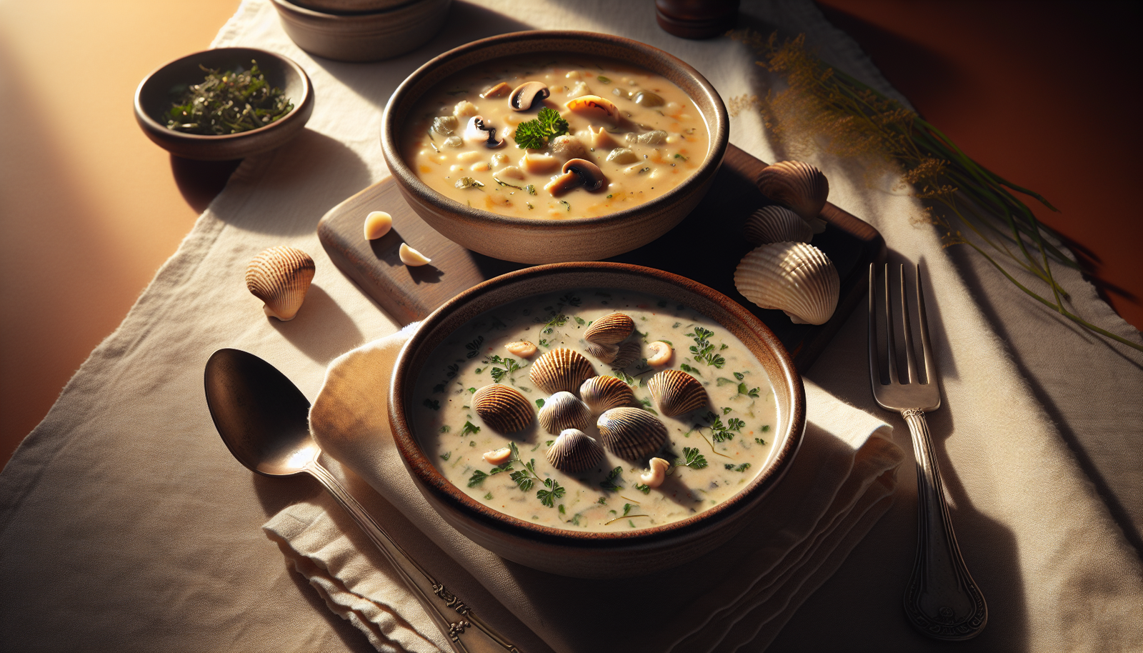 Kosher Mushroom Chowder New England Style - American recipe