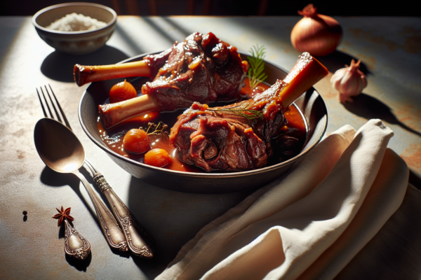 Kosher Wine-Braised Lamb Shanks – Rich & Tender Every Time