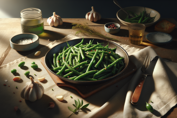 One Pan Garlic Butter Green Beans – Simple Kosher Side Dish