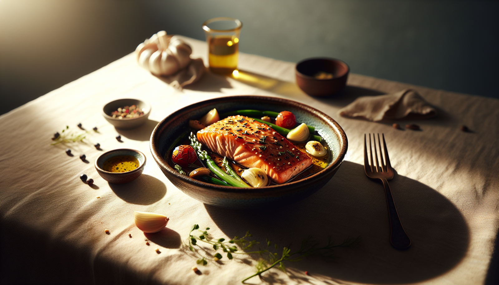 One Pan Honey Garlic Salmon - Quick Kosher Weeknight Dinner - Asian-inspired recipe