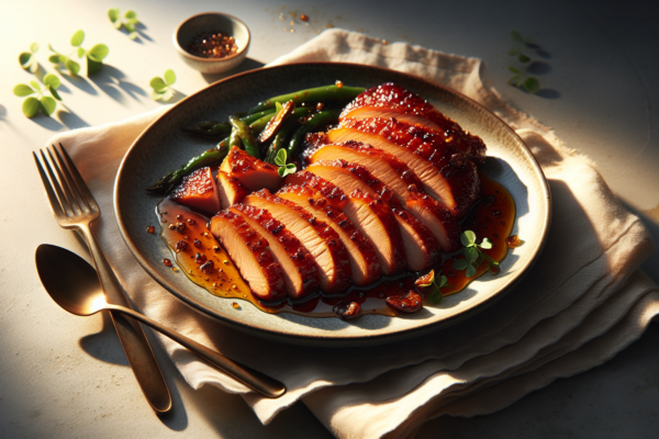 One Pan Honey Glazed Duck Breast – Crispy Skin & Juicy Meat