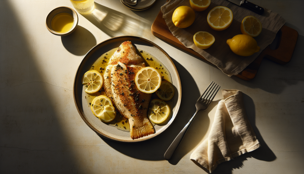 One Pan Lemon Garlic Tilapia (Easy Kosher Weeknight Dinner) - American recipe