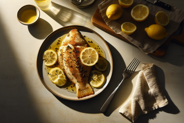One Pan Lemon Garlic Tilapia (Easy Kosher Weeknight Dinner)