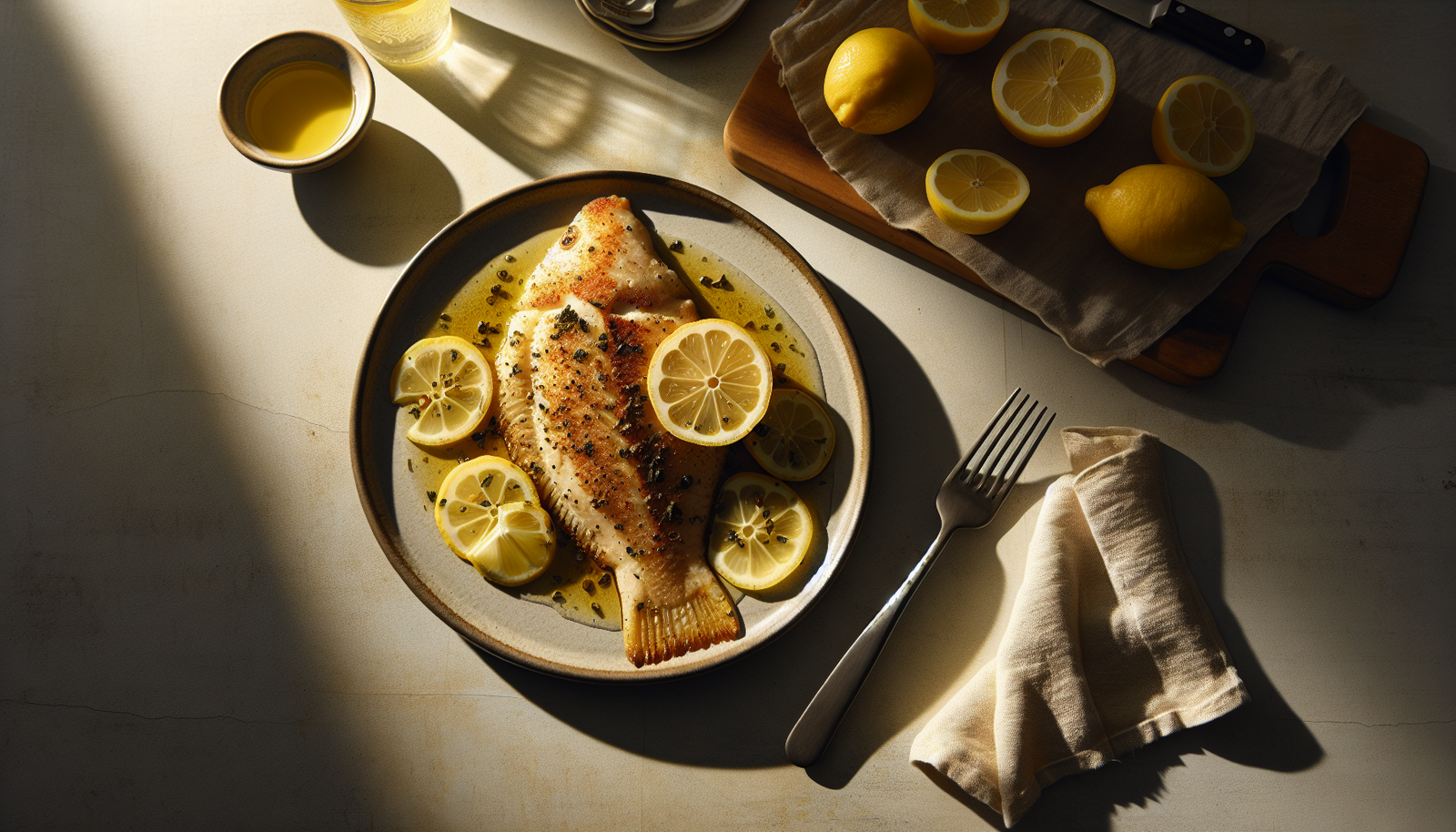 One Pan Lemon Garlic Tilapia (Easy Kosher Weeknight Dinner) - American recipe