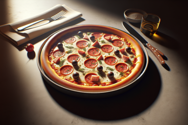 One Pan Mediterranean Turkey Meatza Pizza Recipe