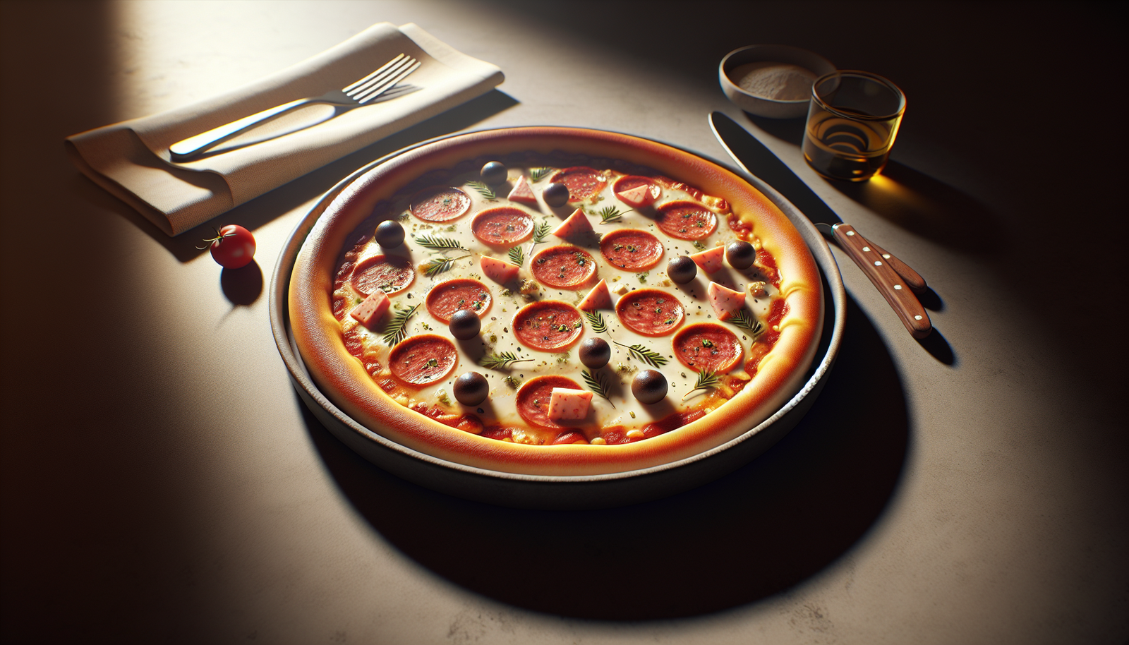 One Pan Mediterranean Turkey Meatza Pizza Recipe - Mediterranean recipe