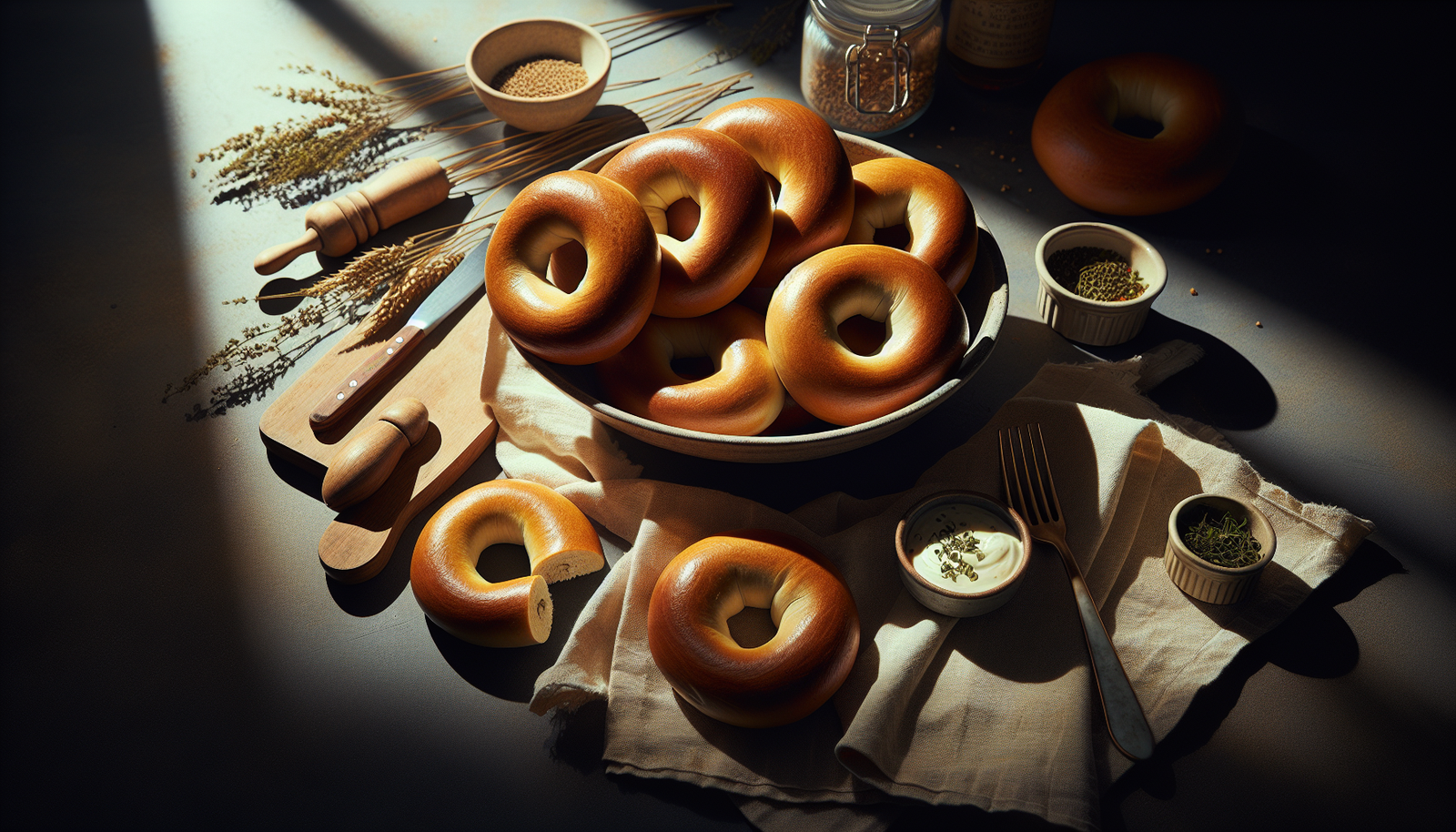 Perfect Homemade Bagels Recipe New York Style - Jewish American recipe