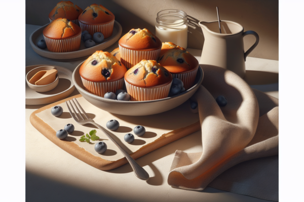 Perfect Homemade Kosher Blueberry Muffins