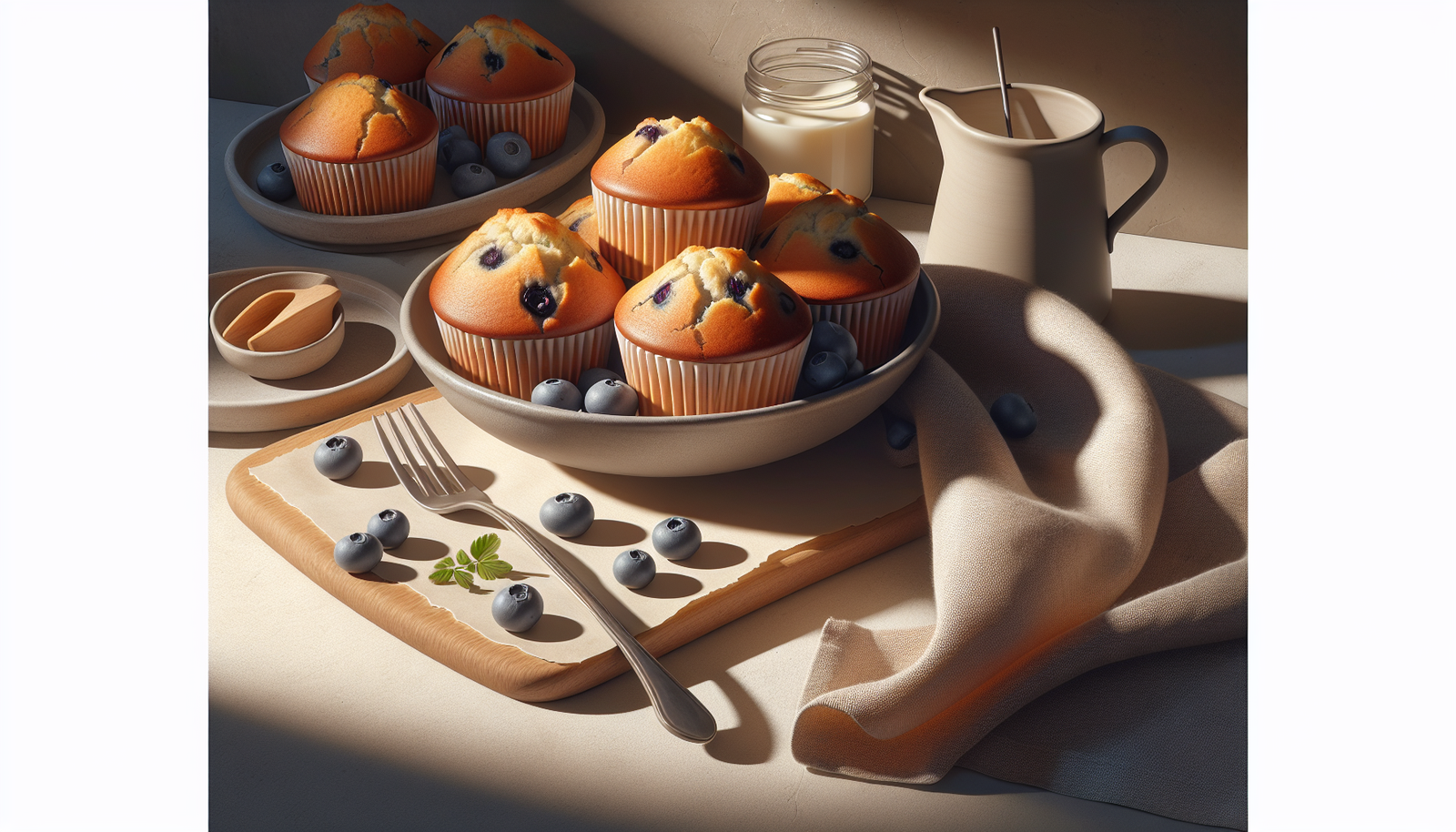 Perfect Homemade Kosher Blueberry Muffins - American recipe