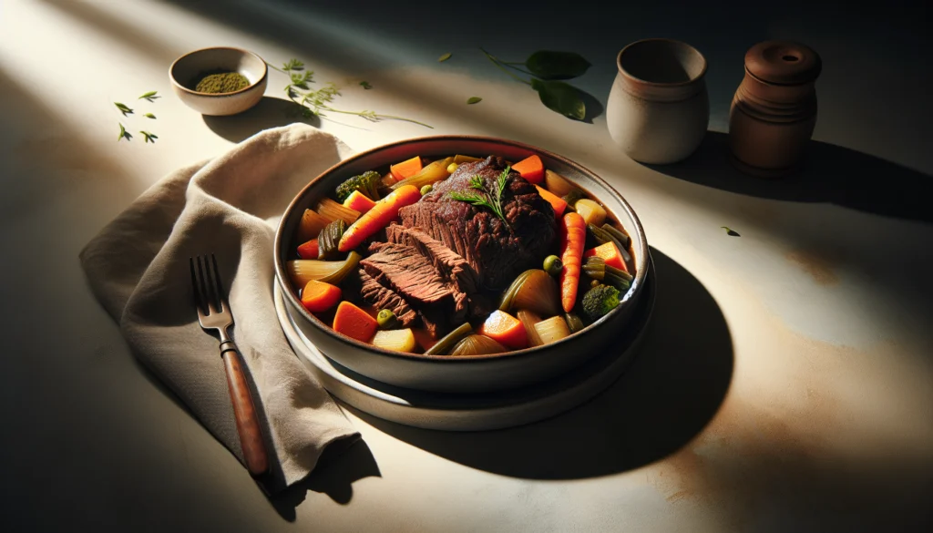 Perfect Kosher Beef Pot Roast With Vegetables - Jewish-American recipe