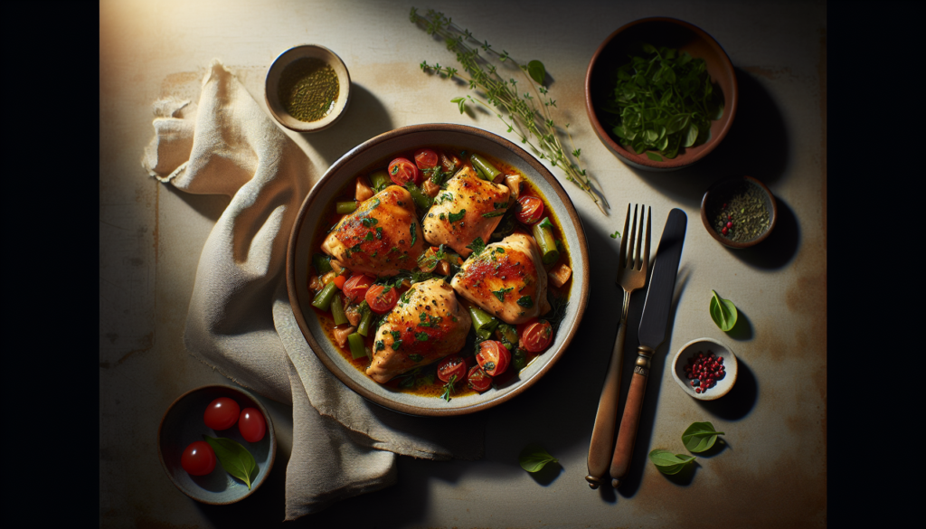 Perfect Kosher Chicken Cacciatore With Fresh Herbs - Italian recipe