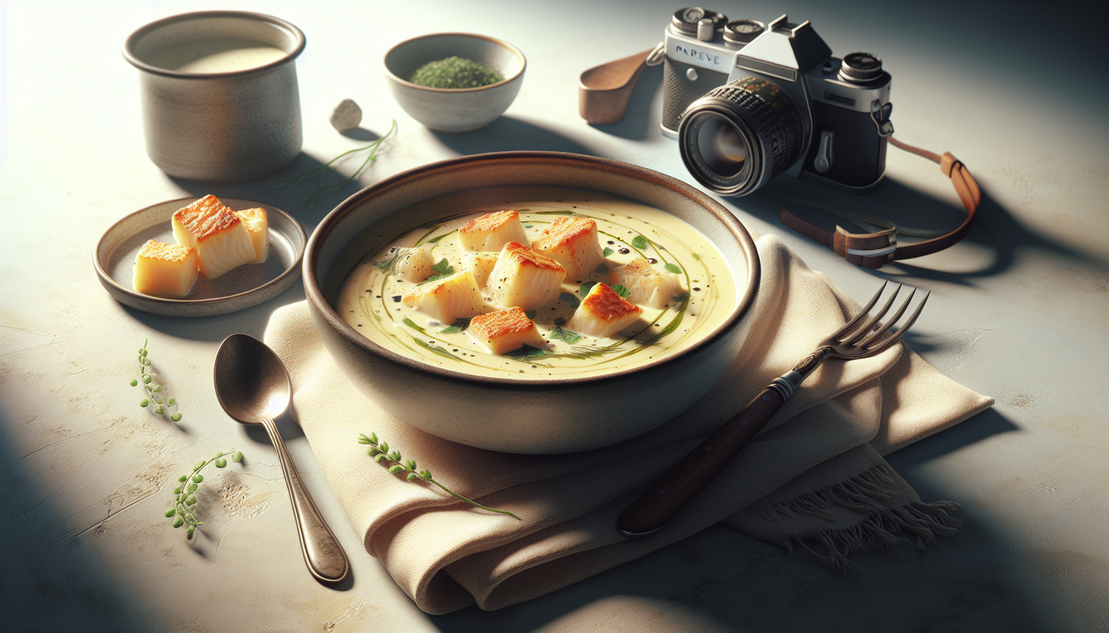 Perfect Kosher Fish Chowder With Creamy Pareve Base - American recipe