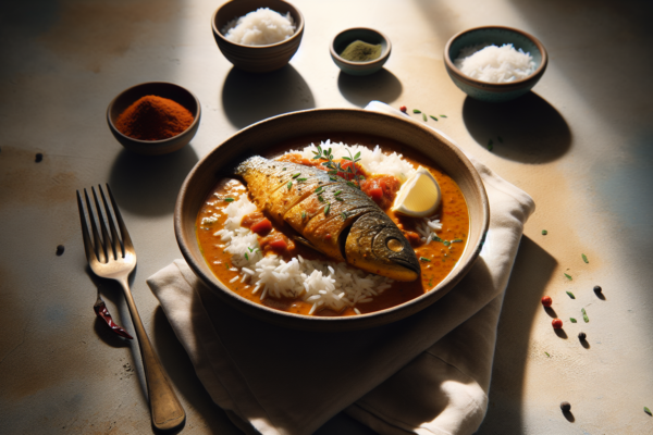 Perfect Kosher Fish Curry With Coconut Rice Indian Style