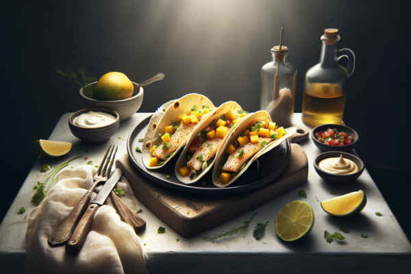 Perfect Kosher Fish Tacos With Mango Salsa
