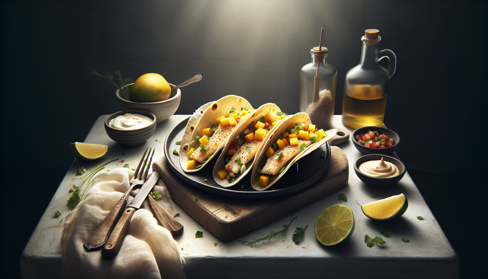 Perfect Kosher Fish Tacos With Mango Salsa - Mexican-Jewish Fusion recipe