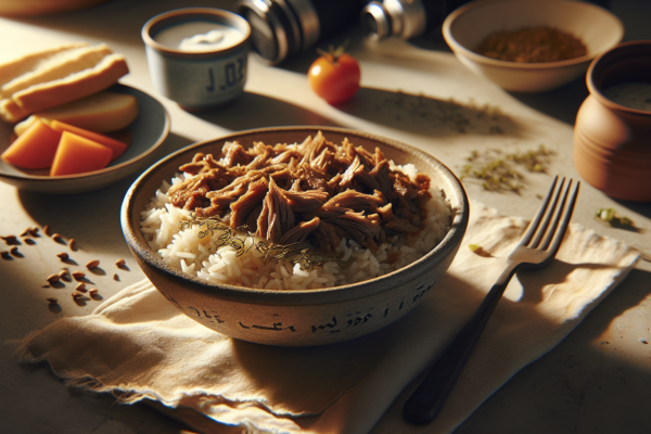 Perfect Kosher Lamb Shawarma Rice Bowls