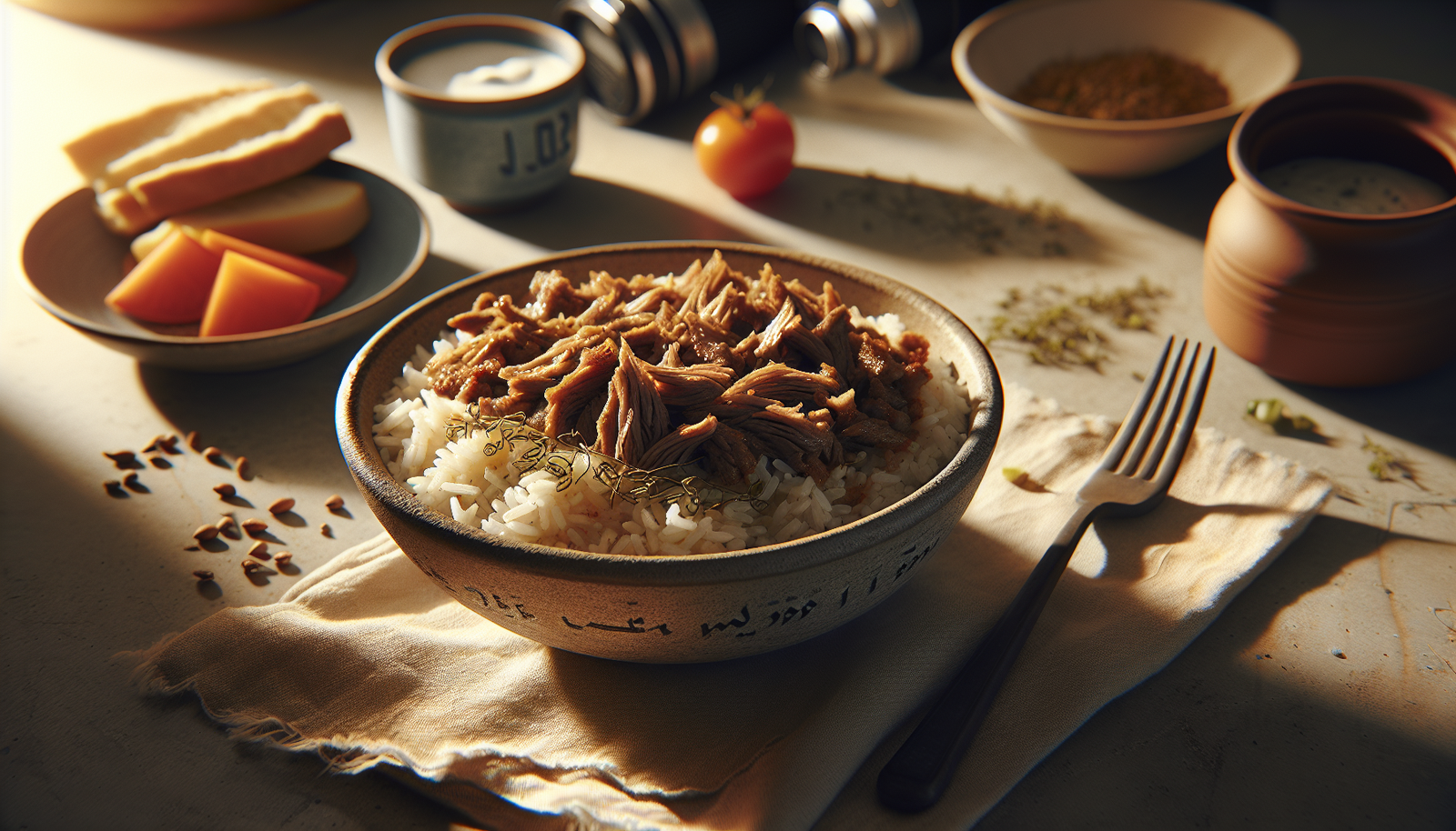 Perfect Kosher Lamb Shawarma Rice Bowls - Middle Eastern recipe