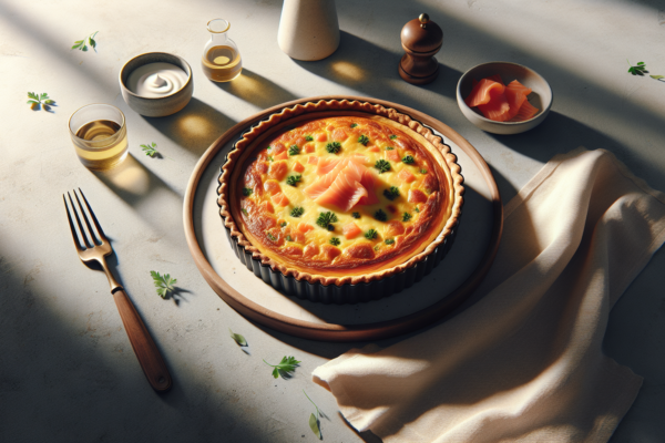Perfect Kosher Quiche Lorraine With Smoked Salmon