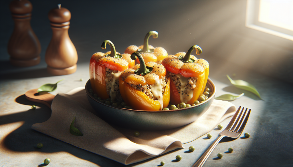 Perfect Kosher Quinoa Stuffed Peppers With Cheese - American recipe