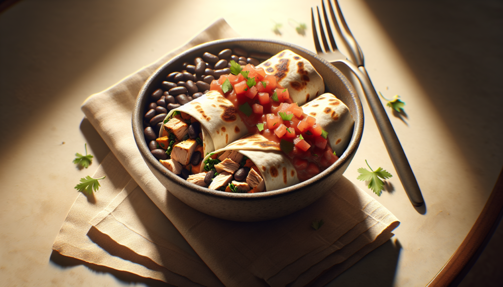 Perfect Kosher Turkey Burrito Bowls With Black Bean Salsa - Mexican-American recipe