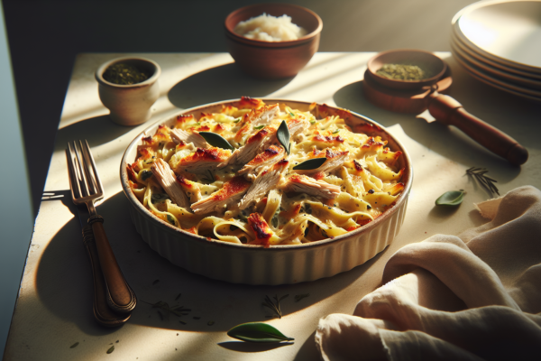 Perfect Kosher Turkey Tetrazzini Casserole