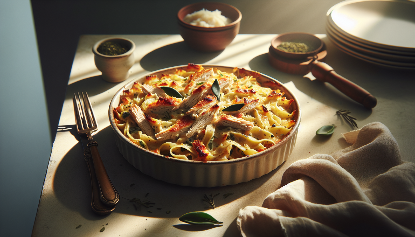 Perfect Kosher Turkey Tetrazzini Casserole - Italian-American recipe