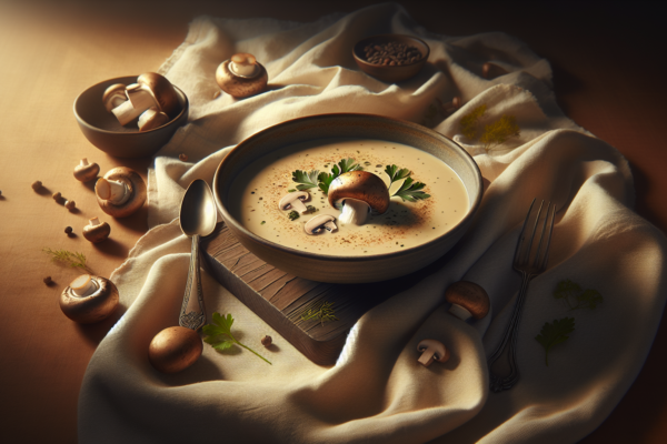 Rich Kosher Creamy Mushroom Soup (Dairy or Pareve)