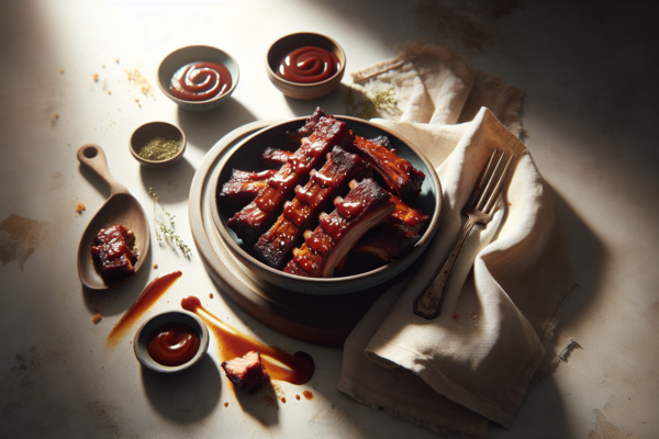 Slow Cooker Baby Back Ribs With Homemade BBQ Sauce