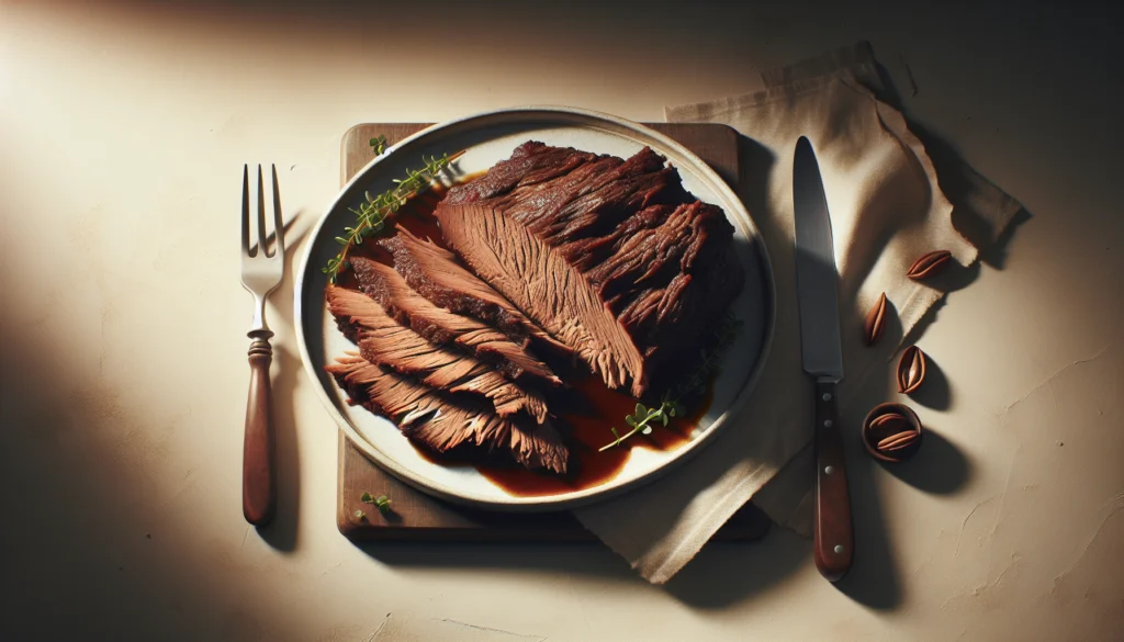 Slow Cooker Kosher Beef Brisket (Tender & Flavorful) - Jewish recipe